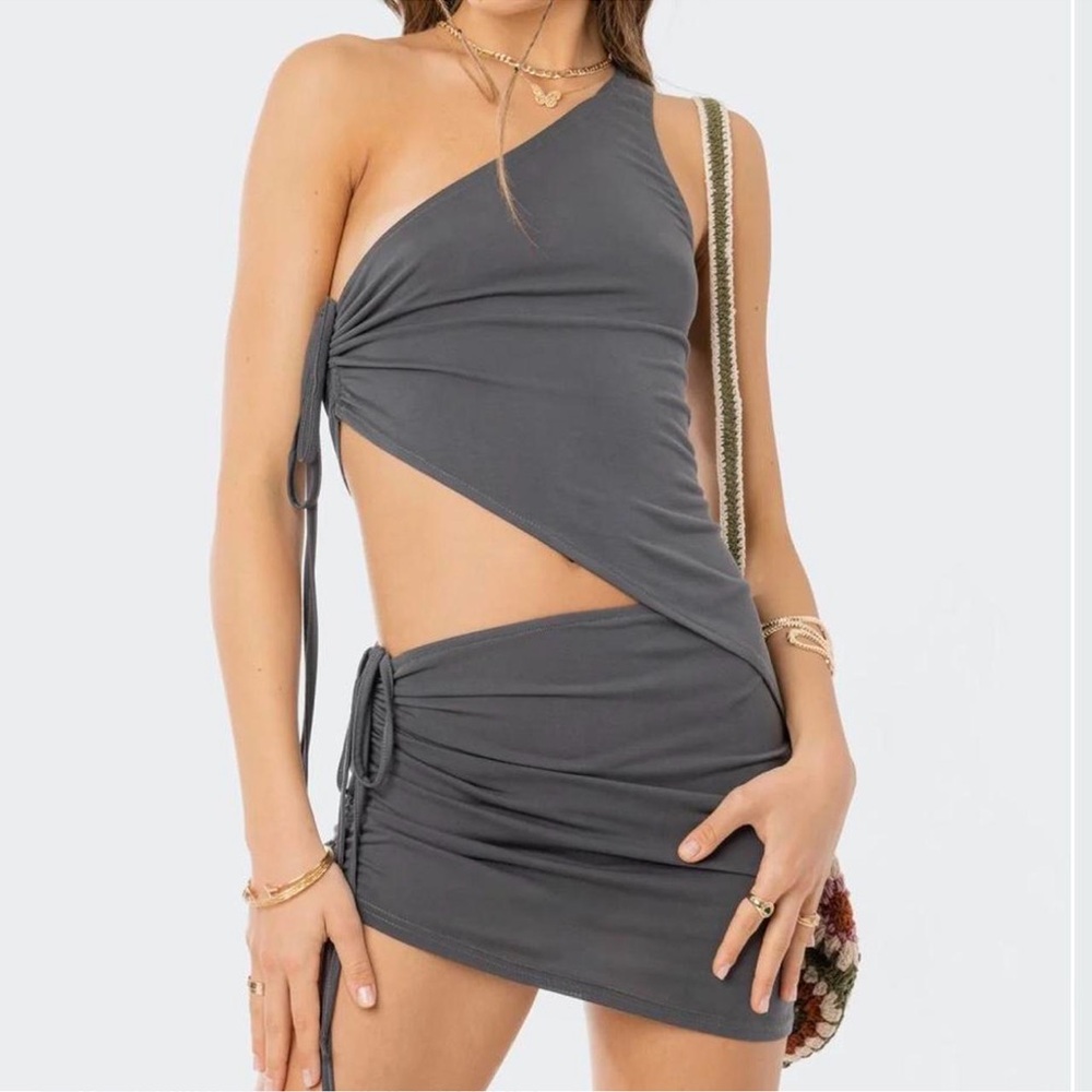 Edikted Grey Skirt Set